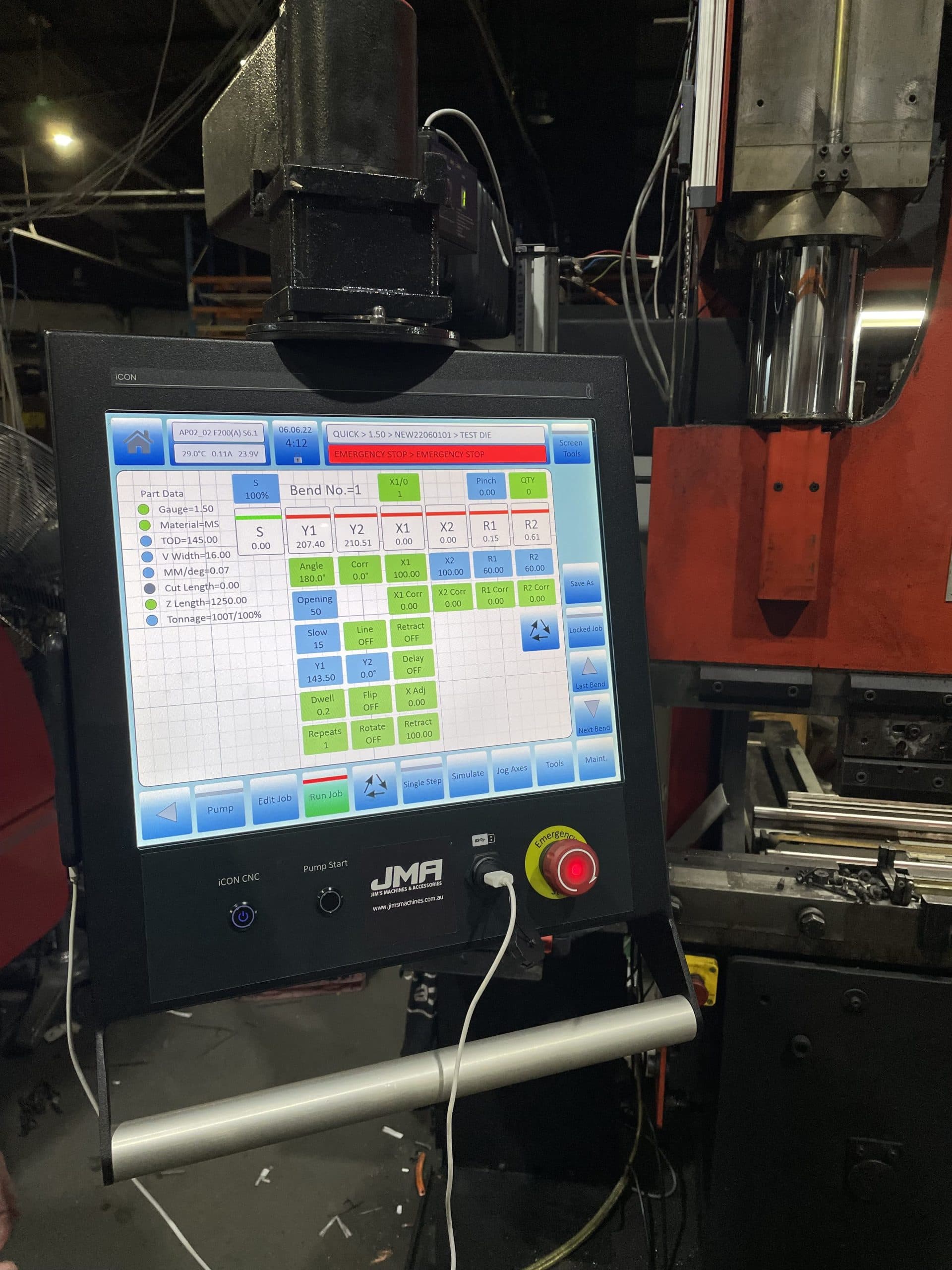 Reduced industrial waste by using modern control technology on existing sheet metal fabrication equipment